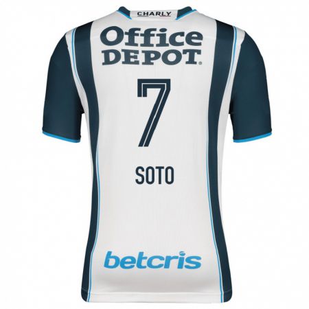 Kandiny Niño Camiseta Alice Soto #7 Armada 1ª Equipación 2023/24 La Camisa Chile