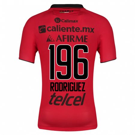 Kandiny Niño Camiseta Prince Rodríguez #196 Rojo 1ª Equipación 2023/24 La Camisa Chile