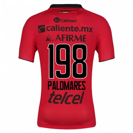 Kandiny Niño Camiseta Ramón Palomares #198 Rojo 1ª Equipación 2023/24 La Camisa Chile