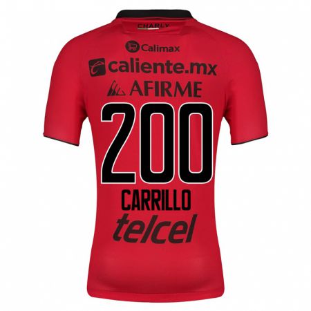 Kandiny Niño Camiseta Manuel Carrillo #200 Rojo 1ª Equipación 2023/24 La Camisa Chile