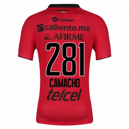 Kandiny Niño Camiseta Javier Camacho #281 Rojo 1ª Equipación 2023/24 La Camisa Chile