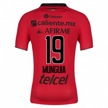 Kandiny Niño Camiseta Mariana Munguía #19 Rojo 1ª Equipación 2023/24 La Camisa Chile