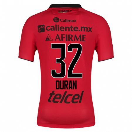 Kandiny Niño Camiseta Ailed Duran #32 Rojo 1ª Equipación 2023/24 La Camisa Chile