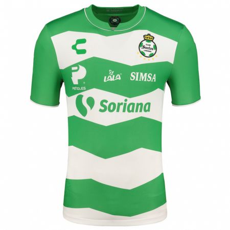 Kandiny Niño Camiseta Jair González #17 Verde 1ª Equipación 2023/24 La Camisa Chile