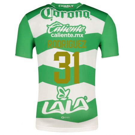 Kandiny Niño Camiseta Emerson Rodríguez #31 Verde 1ª Equipación 2023/24 La Camisa Chile