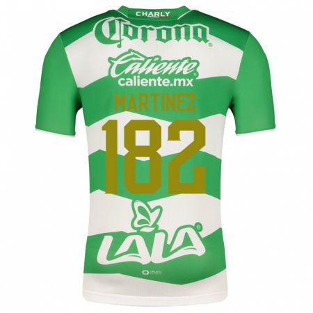 Kandiny Niño Camiseta Diego Martínez #182 Verde 1ª Equipación 2023/24 La Camisa Chile