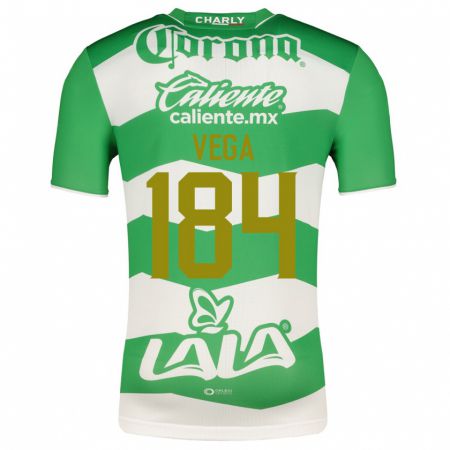 Kandiny Niño Camiseta Luis Vega #184 Verde 1ª Equipación 2023/24 La Camisa Chile