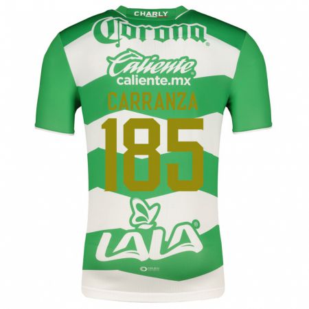Kandiny Niño Camiseta Héctor Carranza #185 Verde 1ª Equipación 2023/24 La Camisa Chile