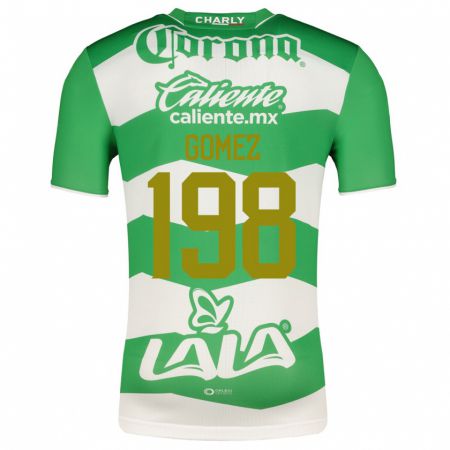 Kandiny Niño Camiseta Isaác Gómez #198 Verde 1ª Equipación 2023/24 La Camisa Chile