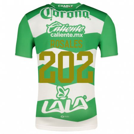 Kandiny Niño Camiseta Luis Rosales #202 Verde 1ª Equipación 2023/24 La Camisa Chile