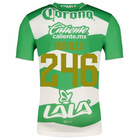 Kandiny Niño Camiseta Juan Burillo #246 Verde 1ª Equipación 2023/24 La Camisa Chile