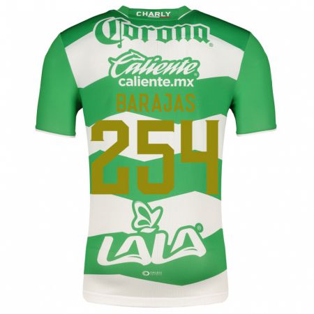 Kandiny Niño Camiseta Sergio Barajas #254 Verde 1ª Equipación 2023/24 La Camisa Chile