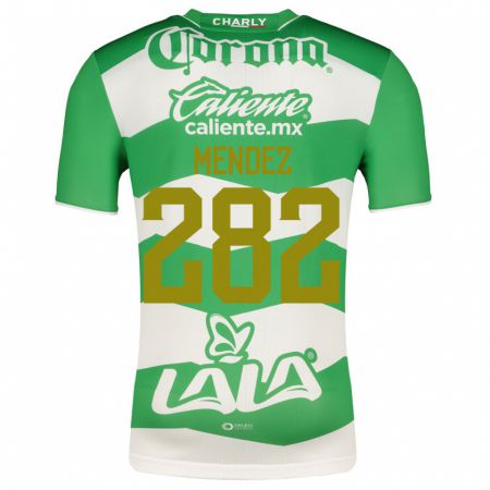 Kandiny Niño Camiseta José Méndez #282 Verde 1ª Equipación 2023/24 La Camisa Chile