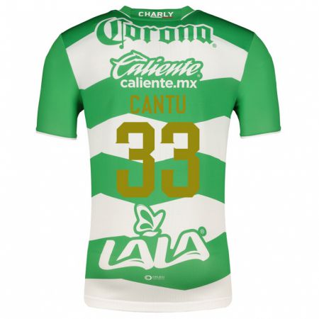Kandiny Niño Camiseta Aida Cantú #33 Verde 1ª Equipación 2023/24 La Camisa Chile