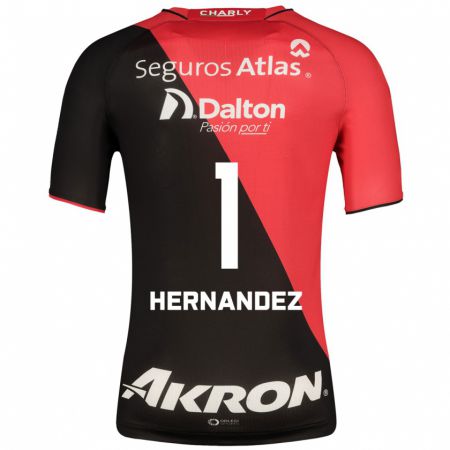 Kandiny Niño Camiseta José Hernández #1 Negro 1ª Equipación 2023/24 La Camisa Chile