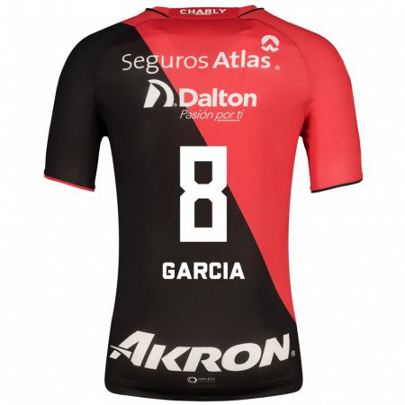 Kandiny Niño Camiseta Mateo García #8 Negro 1ª Equipación 2023/24 La Camisa Chile