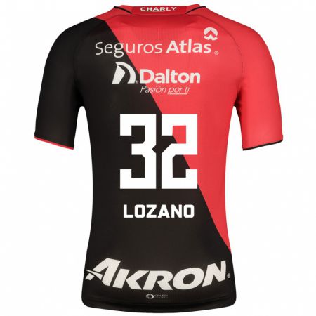 Kandiny Niño Camiseta José Lozano #32 Negro 1ª Equipación 2023/24 La Camisa Chile