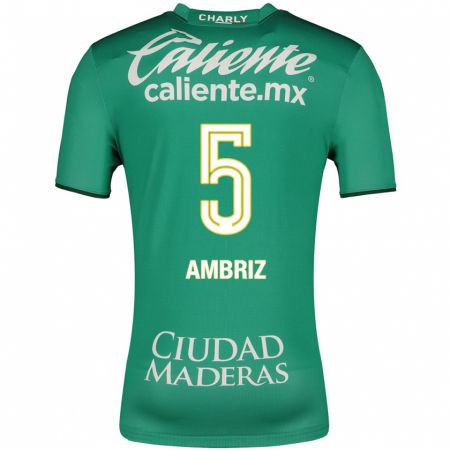 Kandiny Niño Camiseta Fidel Ambríz #5 Verde 1ª Equipación 2023/24 La Camisa Chile