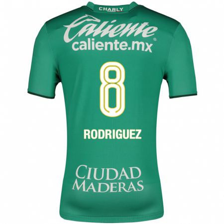 Kandiny Niño Camiseta Iván Rodríguez #8 Verde 1ª Equipación 2023/24 La Camisa Chile