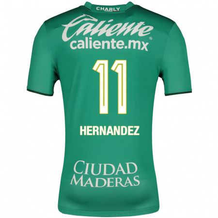 Kandiny Niño Camiseta Elías Hernández #11 Verde 1ª Equipación 2023/24 La Camisa Chile