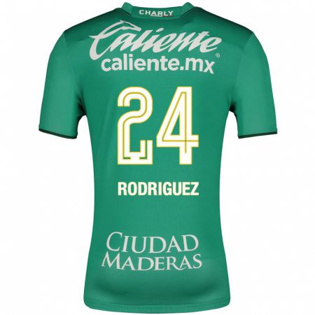 Kandiny Niño Camiseta Osvaldo Rodríguez #24 Verde 1ª Equipación 2023/24 La Camisa Chile