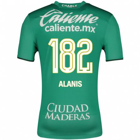 Kandiny Niño Camiseta Alejandro Alanís #182 Verde 1ª Equipación 2023/24 La Camisa Chile