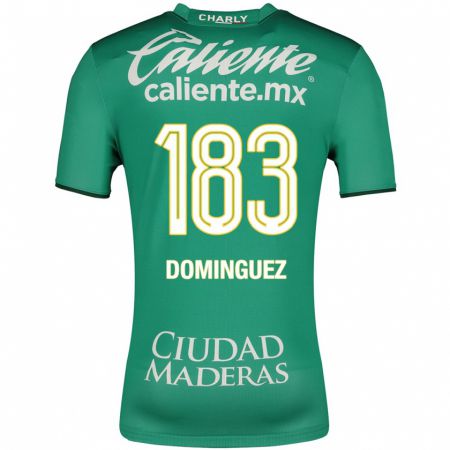 Kandiny Niño Camiseta Jesús Domínguez #183 Verde 1ª Equipación 2023/24 La Camisa Chile