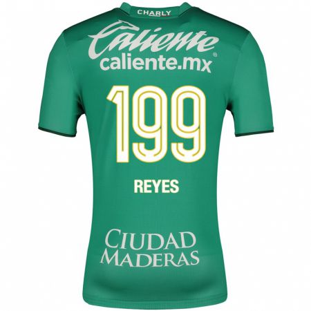 Kandiny Niño Camiseta Jonathan Reyes #199 Verde 1ª Equipación 2023/24 La Camisa Chile