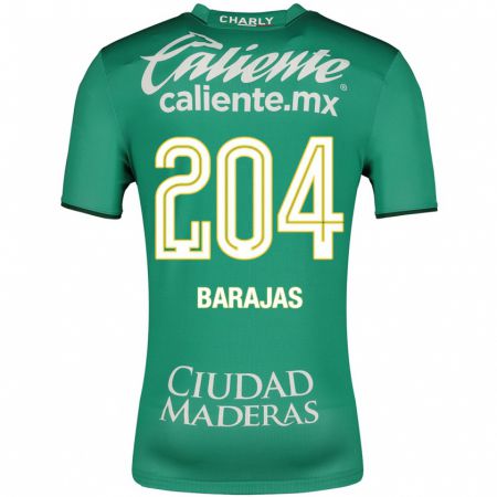 Kandiny Niño Camiseta Víctor Barajas #204 Verde 1ª Equipación 2023/24 La Camisa Chile