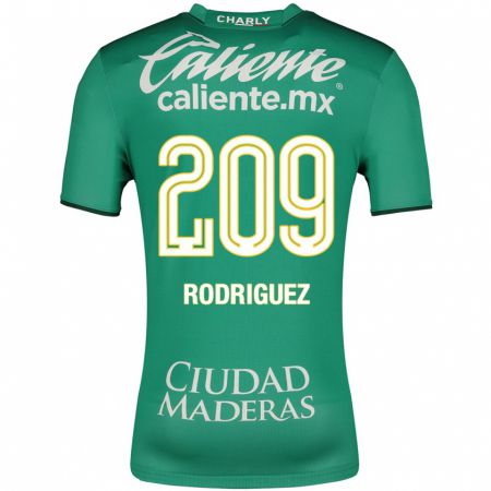 Kandiny Niño Camiseta Víctor Rodríguez #209 Verde 1ª Equipación 2023/24 La Camisa Chile