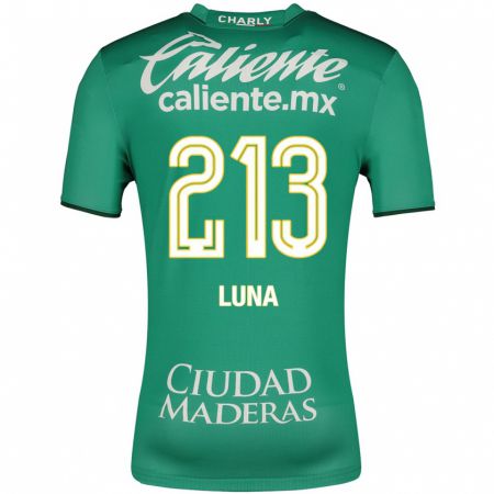 Kandiny Niño Camiseta Diego Luna #213 Verde 1ª Equipación 2023/24 La Camisa Chile