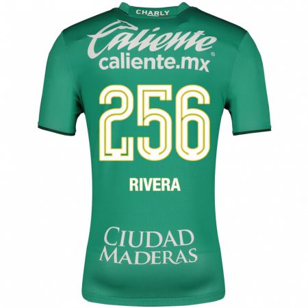 Kandiny Niño Camiseta Fernando Rivera #256 Verde 1ª Equipación 2023/24 La Camisa Chile