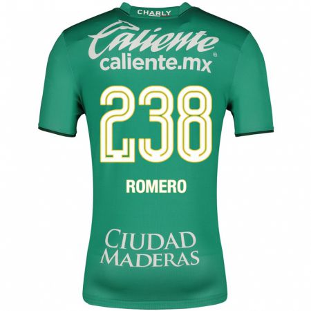 Kandiny Niño Camiseta Paulo Romero #238 Verde 1ª Equipación 2023/24 La Camisa Chile