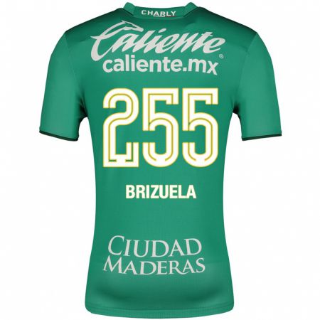 Kandiny Niño Camiseta Juan Brizuela #255 Verde 1ª Equipación 2023/24 La Camisa Chile