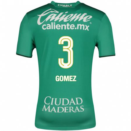 Kandiny Niño Camiseta Karen Gómez #3 Verde 1ª Equipación 2023/24 La Camisa Chile