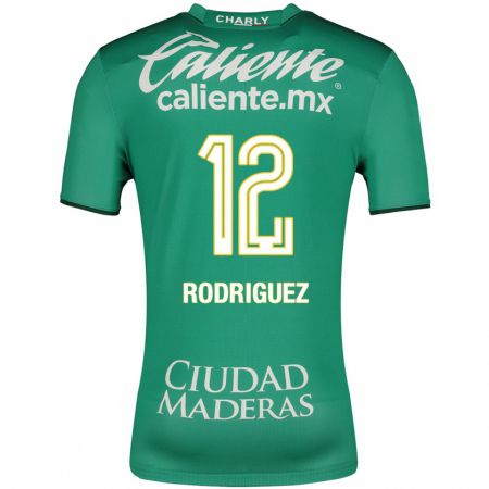 Kandiny Niño Camiseta Lixy Rodríguez #12 Verde 1ª Equipación 2023/24 La Camisa Chile