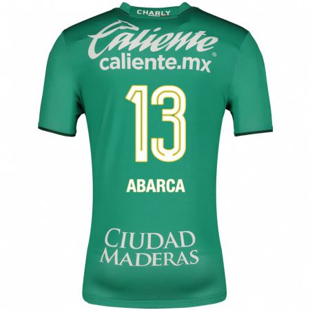 Kandiny Niño Camiseta Vidalia Abarca #13 Verde 1ª Equipación 2023/24 La Camisa Chile
