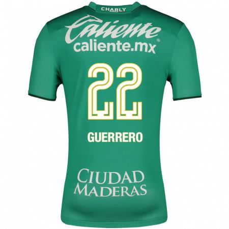 Kandiny Niño Camiseta África Guerrero #22 Verde 1ª Equipación 2023/24 La Camisa Chile