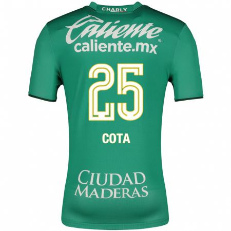 Kandiny Niño Camiseta Renatta Cota #25 Verde 1ª Equipación 2023/24 La Camisa Chile