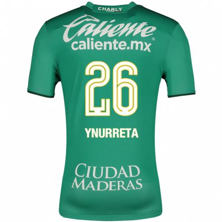 Kandiny Niño Camiseta Alexandra Hernández Ynurreta #26 Verde 1ª Equipación 2023/24 La Camisa Chile