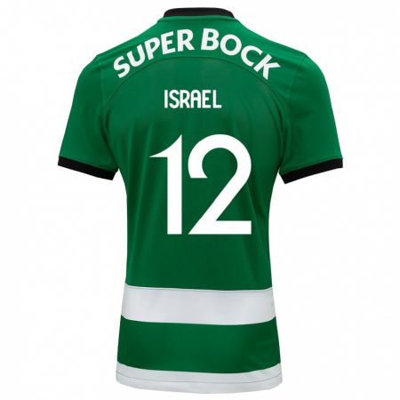 Kandiny Niño Camiseta Franco Israel #12 Verde 1ª Equipación 2023/24 La Camisa Chile