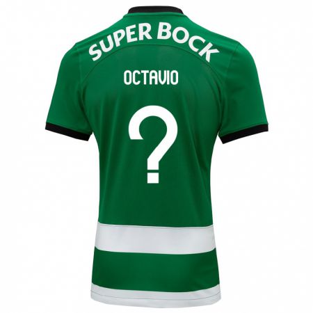 Kandiny Niño Camiseta Tiago Octávio #0 Verde 1ª Equipación 2023/24 La Camisa Chile