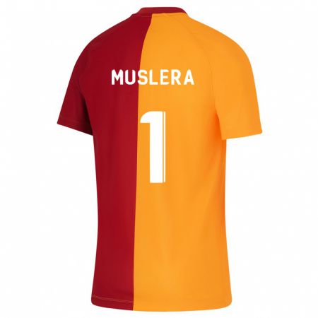 Kandiny Niño Camiseta Fernando Muslera #1 Naranja 1ª Equipación 2023/24 La Camisa Chile