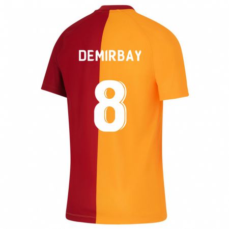 Kandiny Niño Camiseta Kerem Demirbay #8 Naranja 1ª Equipación 2023/24 La Camisa Chile