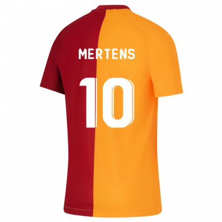 Kandiny Niño Camiseta Dries Mertens #10 Naranja 1ª Equipación 2023/24 La Camisa Chile
