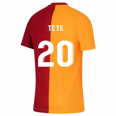 Kandiny Niño Camiseta Tetê #20 Naranja 1ª Equipación 2023/24 La Camisa Chile
