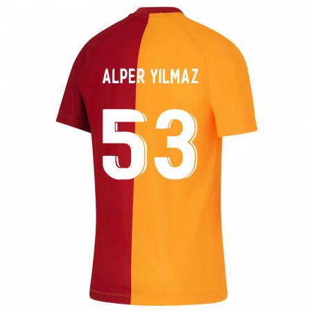Kandiny Niño Camiseta Barış Alper Yılmaz #53 Naranja 1ª Equipación 2023/24 La Camisa Chile