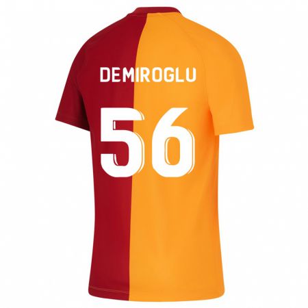 Kandiny Niño Camiseta Baran Demiroğlu #56 Naranja 1ª Equipación 2023/24 La Camisa Chile