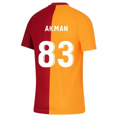 Kandiny Niño Camiseta Efe Akman #83 Naranja 1ª Equipación 2023/24 La Camisa Chile