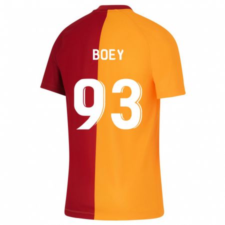 Kandiny Niño Camiseta Sacha Boey #93 Naranja 1ª Equipación 2023/24 La Camisa Chile